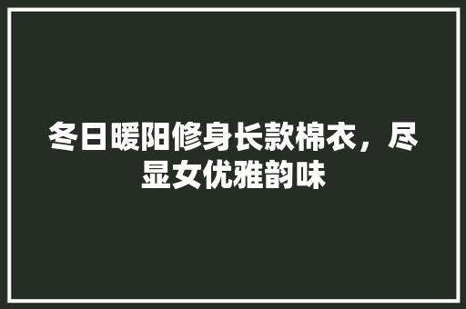 冬日暖阳修身长款棉衣，尽显女优雅韵味  第1张
